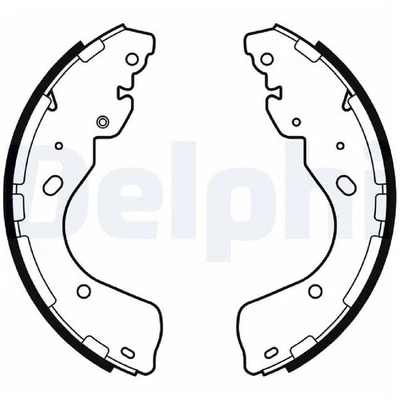 Delphi Bremsbackensatz hinten 44060EB326 2138025 MEAB3J2200BA AB312200BA | 95757 - Bild 1 von 2