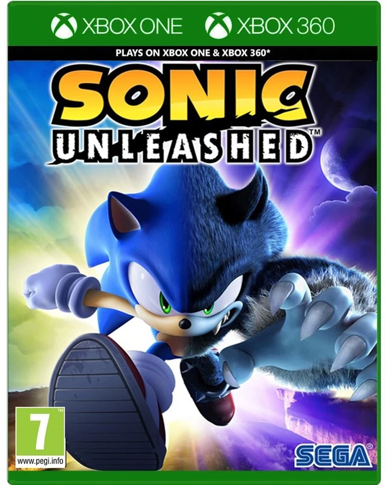 Sonic Unleashed - Microsoft Xbox 360 Sega and Blue Dragon