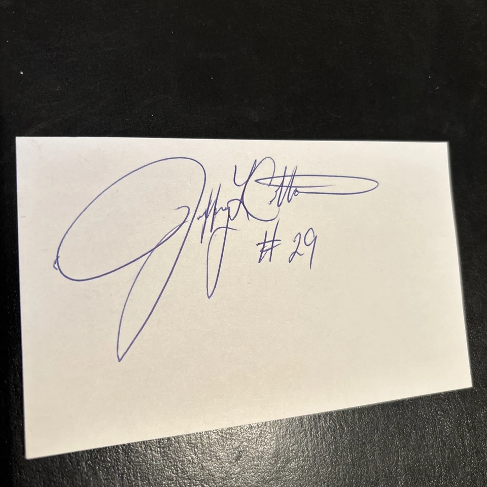 Jeff Cothran(俄亥俄州)94-96 辛辛那提孟加拉虎队和AFL,2004年签名 — 第 1/1 张图片