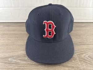 Gorra ajustada de los Medias Rojas de Boston para hombre 7 1/2 MLB azul marino béisbol logotipo de la Nueva Era - Imagen 1 de 7