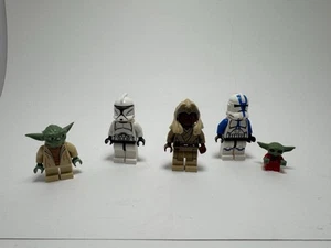 LEGO Star Wars Minifigure Lot Of 5 Stass Allie 75016 Clone Troopers Yoda Grogu - Picture 1 of 6