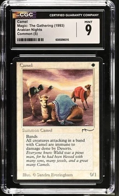 Camel, Arabian Nights Mtg. CGC 9 Mint! - Image 1 of 2