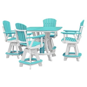 OS Home and Office CS130ARW-K Five Piece Square Counter Height Dining Set - Picture 1 of 7