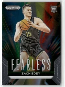 2024-25 Prizm Draft Picks Fearless Zach Edey Rookie Rookie Purdue #6 - Picture 1 of 2