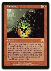Kaboom! #214 (NM) Onslaught ONS Magic MTG - Picture 1 of 2