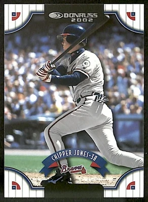Donruss #149 Chipper Jones Atlanta Braves 2002 Foto 1 de 2