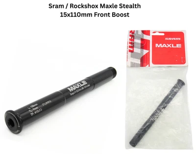 Sram Maxle Stealth 15x110mm Front Boost For MTB Rockshox L158 Black - H - Image 1 of 4