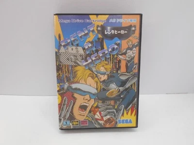 MD RentAHero with box and manual Mega Drive startup tested Japanese - Image 1 of 4