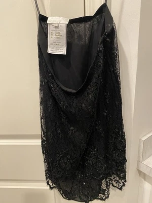 Falda vintage de lentejuelas Badgley Mischka talla 12 Foto 1 de 3