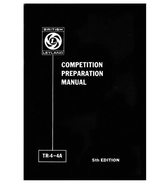 MANUAL DE PREPARACIÓN DE COMPETICIÓN TRIUMPH TR4 TR4A. TALLA A5. Foto 1 de 1