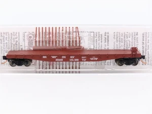 N Scale Micro-Trains MTL 45140 PRR Pennsylvania Railroad Flat Car #470165 - Picture 1 of 6