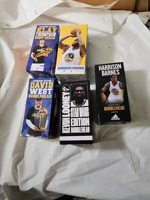 Lote de 5 Golden State Warriors Bobblehead Klay Thompson Harrison Barnes Kevin... Foto 1 de 4