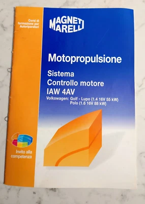 MANUALE OFFICINA MAGNETI MARELLI IAW 4AV VOLKSVAGEN POLO LUPO GOLF R TSI HAYNES - Immagine 1 di 2