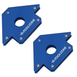 Soporte magnético de imán de soldadura grande de 2 x 4" para hasta 50 libras 45 90 135 ángulos - Imagen 1 de 7