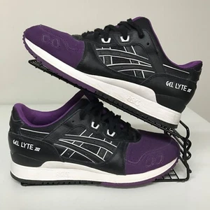 Asics Gel Lyte III Sneaker UK 7,5 - Lila Schwarz Unisex Laufschuhe H5V0L - Bild 1 von 8