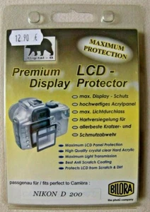  BILORA Film protection écran LCD pour NIKON D 200/  Hight Quality Hard Acrylic  - Photo 1 sur 2