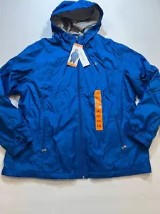 Chaqueta cortavientos polar azul índigo brillante para mujer Calvin Klein Ria 2XL - Imagen 1 de 8