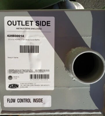 Zurn GT2700-4, 4 GPM, 2" No Hub Connection, Grease Interceptor / Trap - Изображение 1 из 4