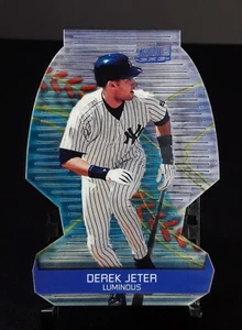 2000 Derek Jeter Topps Stadium Club 3x3 Luminous # 3x3/6B Die Cut Yankees HOF - Picture 1 of 2