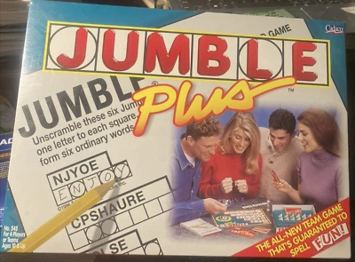 Jumble Plus: That Scrambled Word Game - 1996 - Brand New, Sealed - Free Shipping - Image 1 of 2