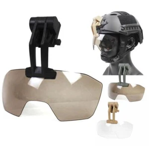 Casco táctico abatible gafas operativas lente montaje en funda visera de brazo para casco RÁPIDO MICH - Imagen 1 de 22