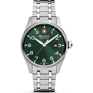 SWISS MILITARY HANOWA SMGWH0000803 MODELO THUNDERBOLT VERDE DE HOMBRE EN ACERO - Photo 1 sur 6