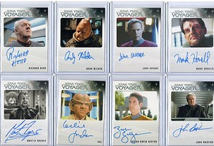 Star Trek Voyager Autograph & Costume Card Selection NM  Rittenhouse Aliens