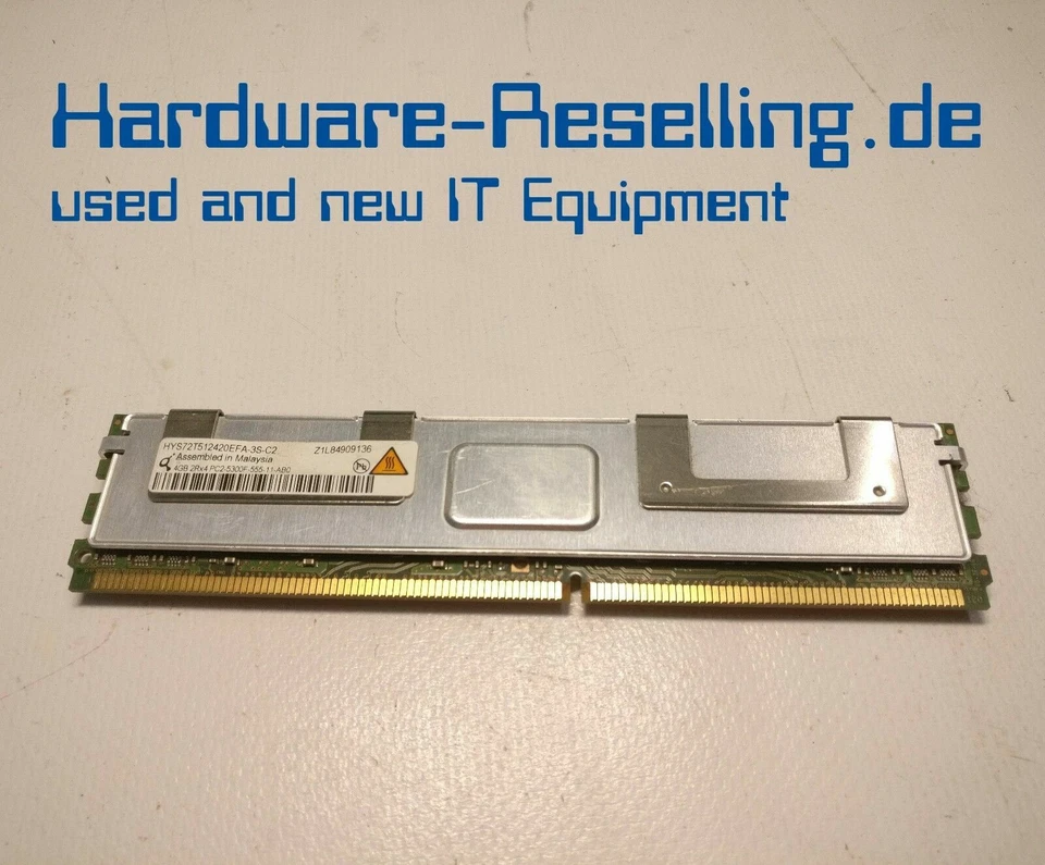 Hynix HYS72T512420EFA-3S-C2 4GB 2Rx4 RAM PC2-5300F-55-22-AB0 - Immagine 1 di 1
