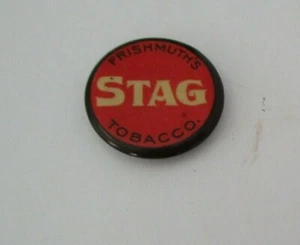 Antique Fishmuth's STAG TOBACCO Pinback Button - Picture 1 of 2