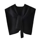 Fashion Knitted Shawl Women S Solid Color Shoulder Lap Thin Cardigan Tie Scarf