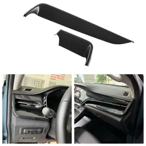 Carbon Fiber Center Console Co-pilot Decor Strip Trim Cover for Isuzu D-Max 2023 - Foto 1 di 2