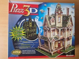 Puzz 3d Haunted Victorian House By Wrebbit Complete All 399 Pieces W/MANUAL RARE - Bild 1 von 4