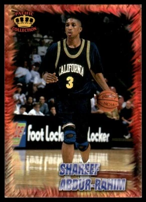1996-97 Pacific Power Regents of Roundball Shareef Abdur-Rahim #RR-1 dorado Foto 1 de 2