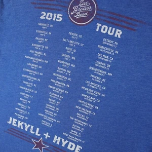 Zac Brown Band T Shirt 2015 Tour Adult M Jekyll + Hyde Country Music Concert Tee - Picture 1 of 10