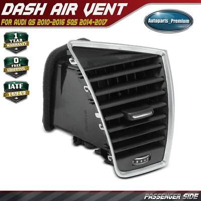 Conjunto de salida de ventilación de aire acondicionado tablero derecho pasajero para Audi Q5 10-16 SQ5 14-17 Foto 1 de 4