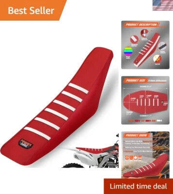 Double-Stitched Waterproof Dirt Bike Seat Cover - Universal Fit for Motorcycles - Image 1 of 4