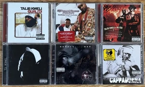 (6) Hip Hop Rap Music CD Lot Cappadonna Ghostface Killah Method Man T.I. ++ - Foto 1 di 3