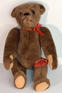 Vintage 1980's Charm Co Brown Teddy Bear Plush 9" 141S Stuffed Animal NWT - Picture 1 of 11