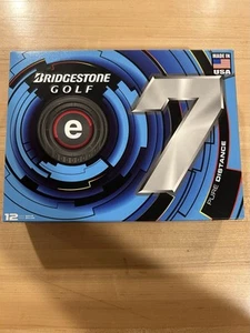 Brand New Bridge Stone 7 E Golf Balls Box Of 12 NEW! - Picture 1 of 4