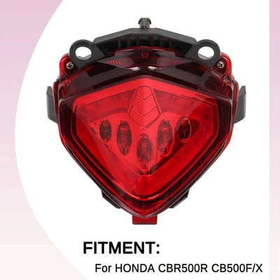 Rear Integrated LED Tail Light Turn Signal For HONDA CB500X CB500F CBR500R 13-15 - Image 1 of 4