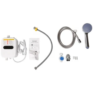 2X(Durchlauferhitzer Dusche 220V Badarmatur Warmwasserbereiter 3500W Digita1139 - Bild 1 von 6