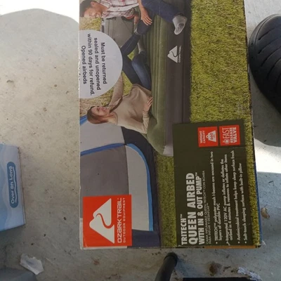 Ozark Trail Tritech Queen Size Airbed 14" Height with In & Out Pump - 660lbs™ - Image 1 of 3