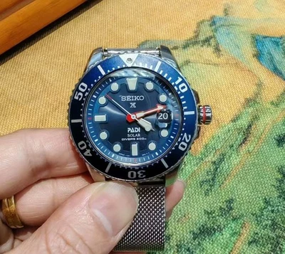Seiko PADI Special Edition Solar Diver's Watch SNE435 Men's Watch - Image 1 of 4