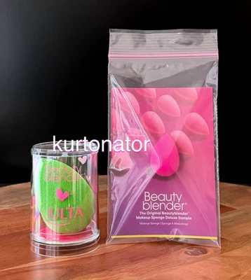Beauty Blender Bio Pure Green + Micro Mini Pink Maquillaje Esponja Set de 2 piezas NUEVO Foto 1 de 3