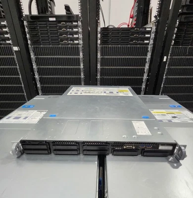 Intel 1U 8SFF Server 2x Gold 5218 32-Core 2.3GHz 1TB RAM 2x1.92TB NVMe SSD - Image 1 of 3