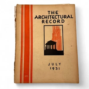 Architectural Record July 1931 – Classical & Modern Building Design Issue - Imagen 1 de 7