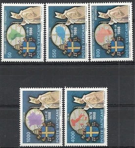 1989 VATICANO I VIAGGI DEL PAPA NEL MONDO GIOVANNI PAOLO II MNH ** - ED - Picture 1 of 1