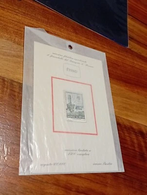 Emissione Filatelica Francobollo Monaco Argento Ed.limitata Posta Aerea Basilico - Immagine 1 di 4