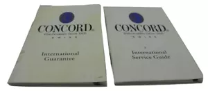 Opuscolo orologio Concord International garanzia & servizio manuale - Foto 1 di 1