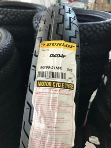 GOMME PNEUMATICO 90/90-21 54S TT D404FRONT DUNLOP DOT4721 - Foto 1 di 1